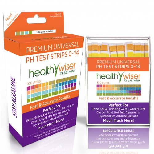 Premium Universal pH Test Strips (plastic container)
